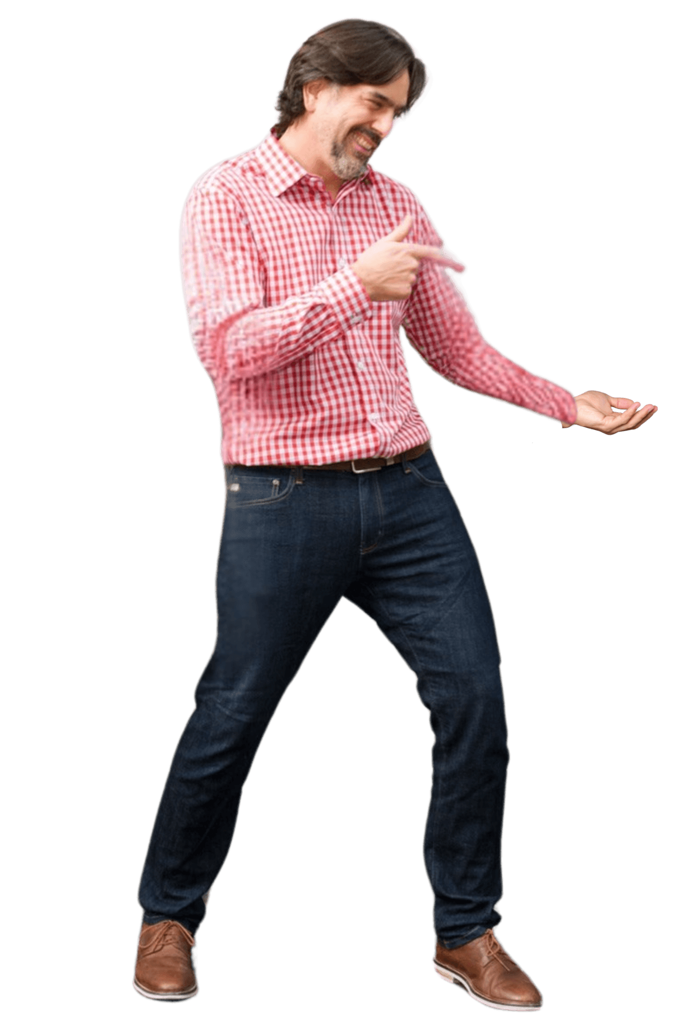 Matt Bernier pointing